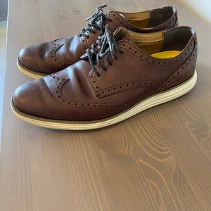 Cole Haan LunarGrand. Brown and Cream. 10M.